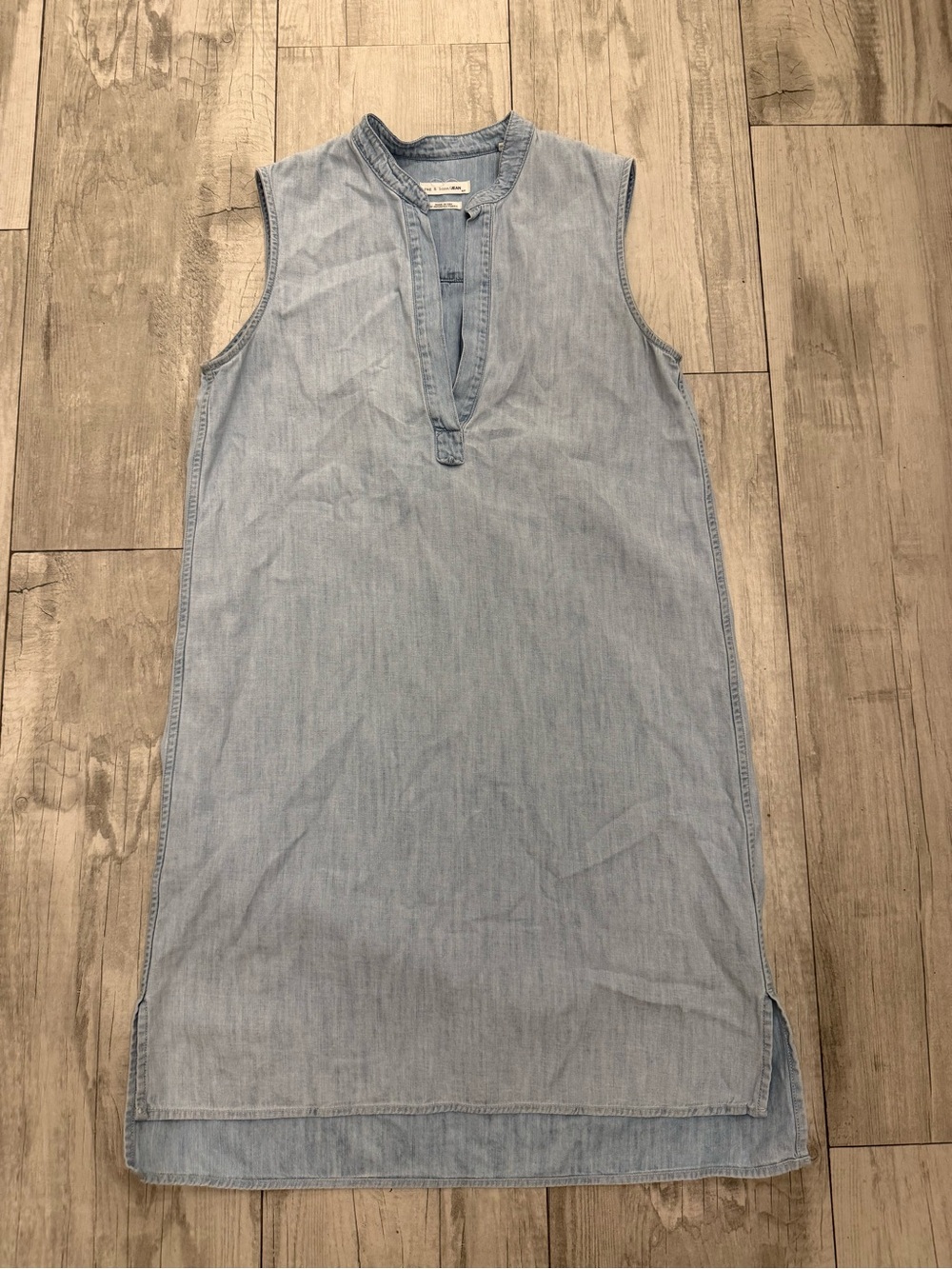 Label inside denim garment
